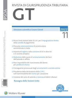 GT Rivista di Giurisprudenza Tributaria – Novembre 2022