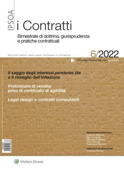 I Contratti – N 6 2022