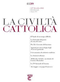 La Civilta Cattolica – 3 Dicembre 2022