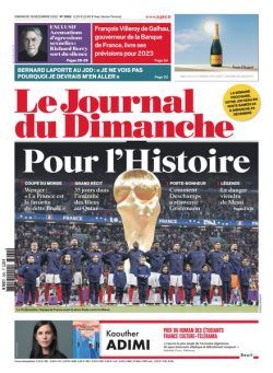 Le Journal du Dimanche – 18 decembre 2022