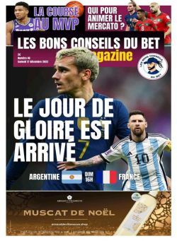 Les Bons Conseils du Bet Magazine – 17 decembre 2022