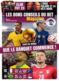 Les Bons Conseils du Bet Magazine – 18 novembre 2022