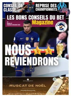 Les Bons Conseils du Bet Magazine – 23 decembre 2022