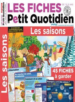 Les Fiches du Petit Quotidien – decembre 2022