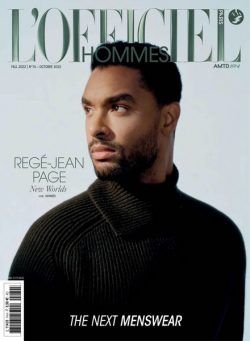 L’Officiel Hommes Paris – octobre 2022