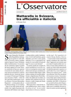 L’Osservatore – 03 dicembre 2022