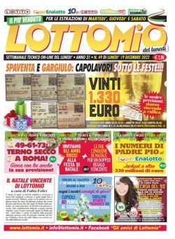 Lottomio – 19 Dicembre 2022