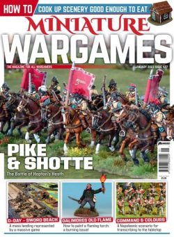 Miniature Wargames – January 2023