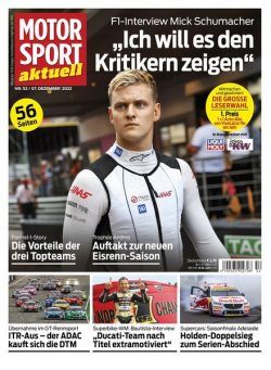 MOTORSPORT aktuell – 07 Dezember 2022