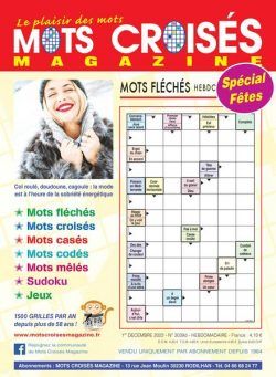 Mots Croises Magazine – 01 decembre 2022