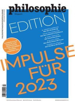 Philosophie Magazin Germany – Januar 2023