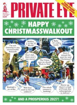 Private Eye Magazine – Issue 1588 – 16 December 2022