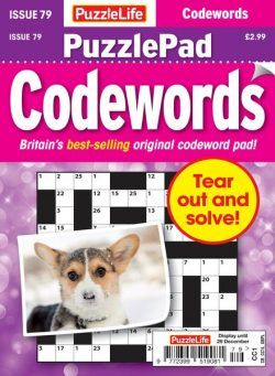 PuzzleLife PuzzlePad Codewords – 01 December 2022