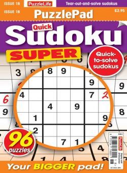 PuzzleLife PuzzlePad Sudoku Super – 01 December 2022