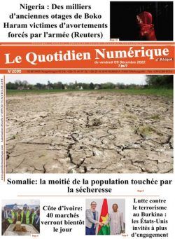 Quotidien Numerique d’Afrique – 09 decembre 2022