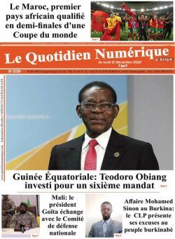 Quotidien Numerique d’Afrique – 12 decembre 2022