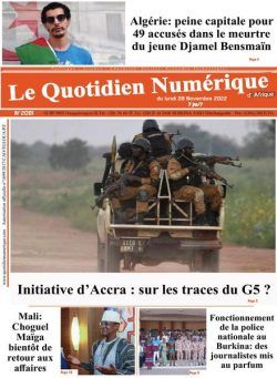 Quotidien Numerique d’Afrique – 28 novembre 2022