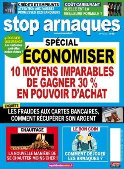 Stop Arnaques – 01 decembre 2022