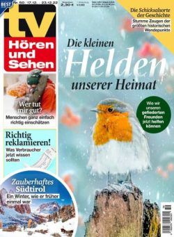 TV HOren und Sehen – 09 Dezember 2022