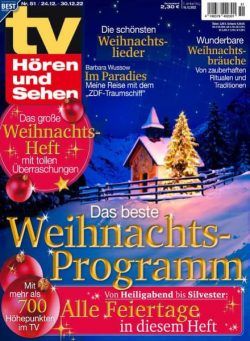 TV Horen und Sehen – 16 Dezember 2022