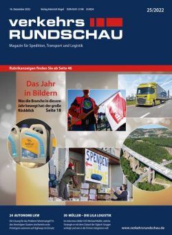 VerkehrsRundschau – 09 Dezember 2022