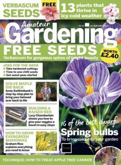 Amateur Gardening – 21 January 2023