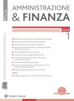 Amministrazione & Finanza – Gennaio 2023