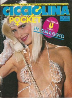 Cicciolina Pocket – N 40 Maggio 1990