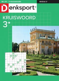 Denksport Kruiswoord 3 – 29 december 2022