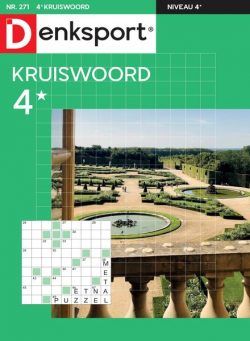 Denksport Kruiswoord 4 – januari 2023