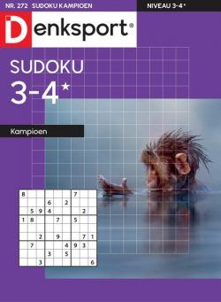 Denksport Sudoku 3-4 kampioen – 05 januari 2023