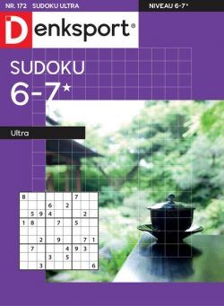 Denksport Sudoku 6-7 ultra – 01 december 2022