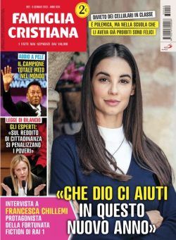 Famiglia Cristiana – 8 Gennaio 2023