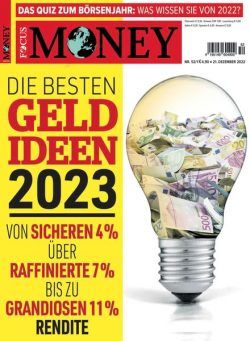 FOCUS-MONEY – 20 Dezember 2022