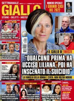 Giallo – 11 Gennaio 2023