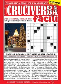 I Cruciverba Facili – gennaio 2023