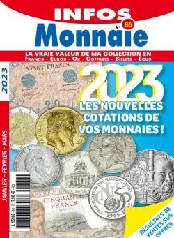 Infos Monnaie – janvier 2023