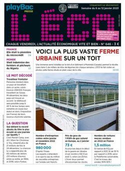 L’ECO – 06 janvier 2023