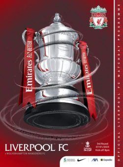 Liverpool FC Programmes – Liverpool FC vs Wolverhampton Wanderers FC – 7 January 2023