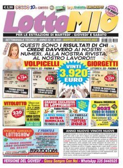 Lottomio – 10 Gennaio 2023