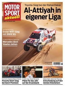 MOTORSPORT aktuell – 18 Januar 2023