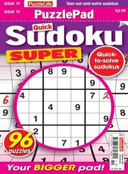 PuzzleLife PuzzlePad Sudoku Super – 29 December 2022