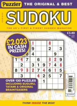 Puzzler Sudoku – December 2022