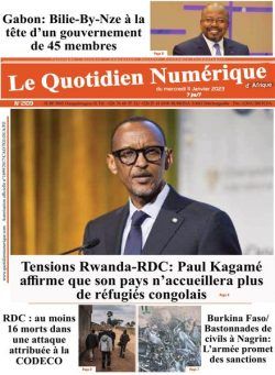 Quotidien Numerique d’Afrique – 11 janvier 2023