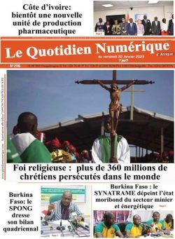 Quotidien Numerique d’Afrique – 20 janvier 2023