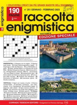 Raccolta Enigmistica – gennaio 2023