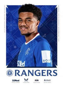 Rangers Football Club Matchday Programme – Rangers vs Motherwell – 28 December 2022