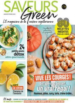 Saveurs Green – Janvier-Fevrier 2023