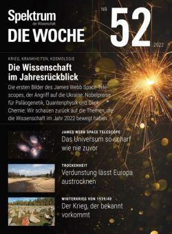 Spektrum – Die Woche – 29 Dezember 2022