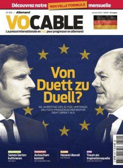 Vocable Allemand – 06 janvier 2023